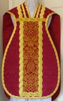 Red French Latin Vestment